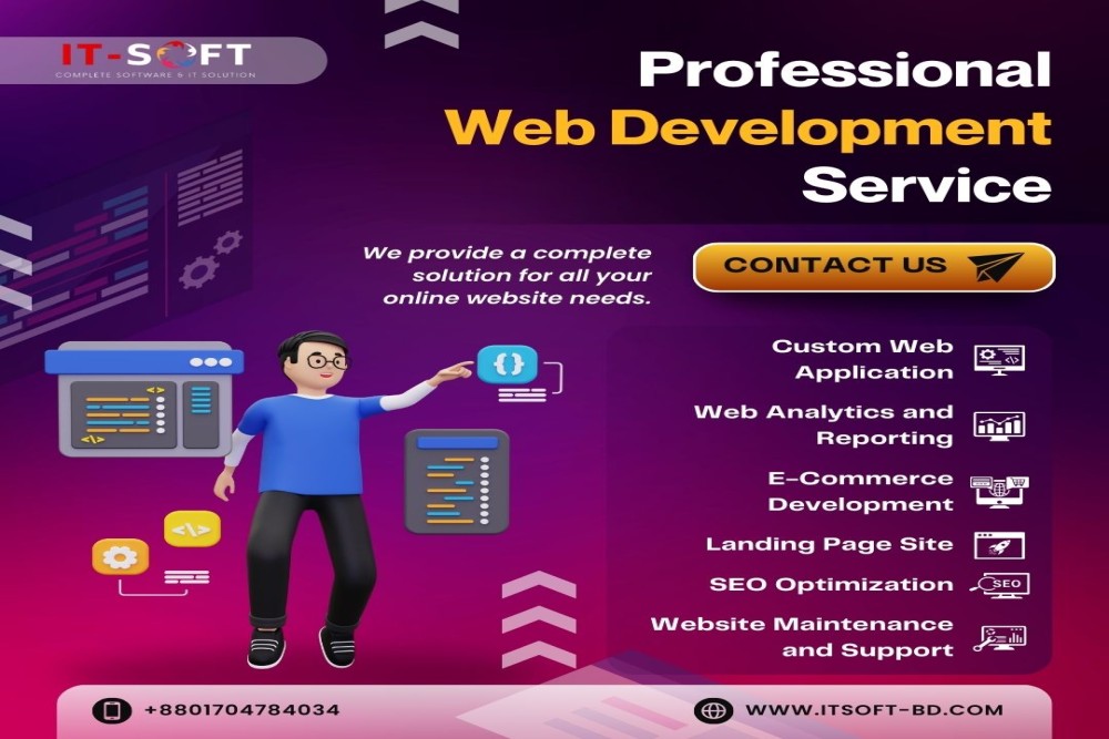 Best Web Design & Development Company in Dinajpur, Rangpur - IT SOFT Services